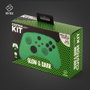 Xbox Silicona Kit - Funda Protectora con Grips para Mando Xbox Series X/S y One, Custom Blade, Brilla en la Oscuro